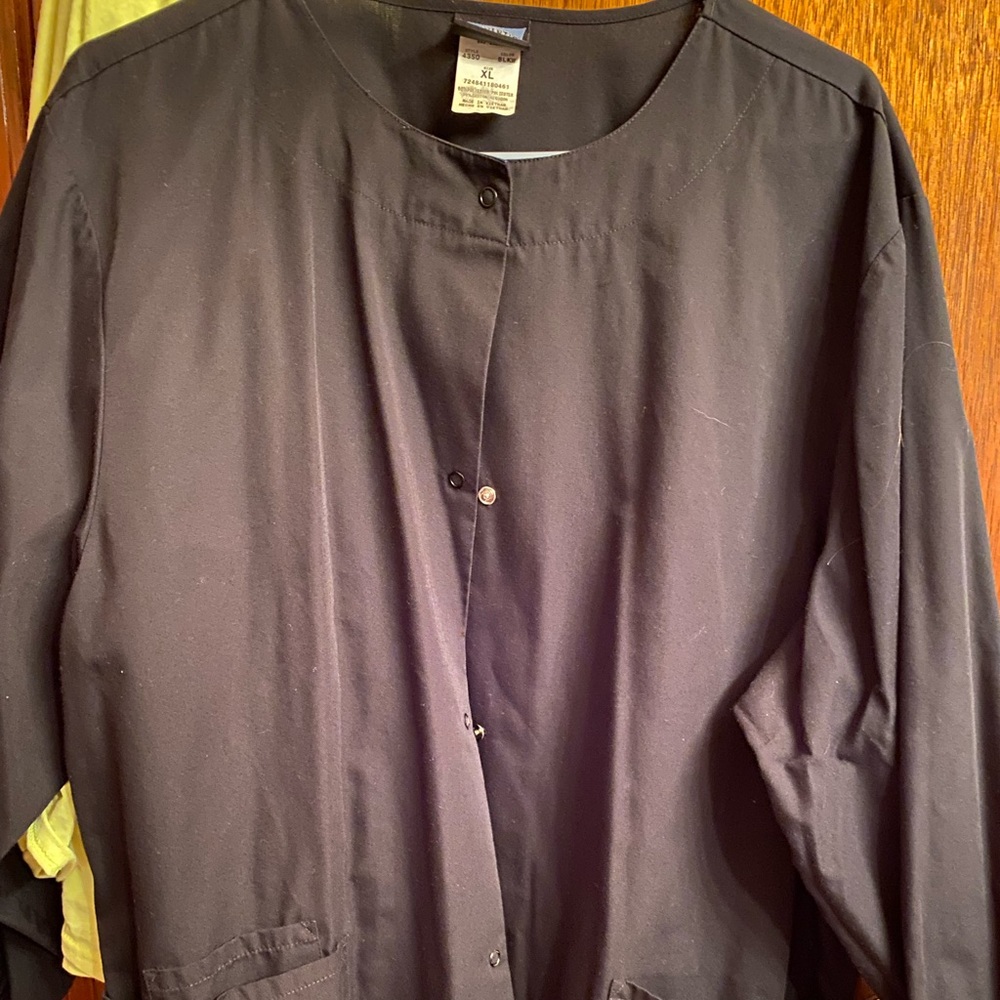 Cherokee nursing scrub jacket XL black